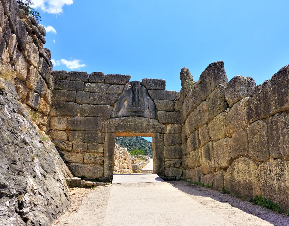 Lion Gate at Mycenae, Athens transfer route