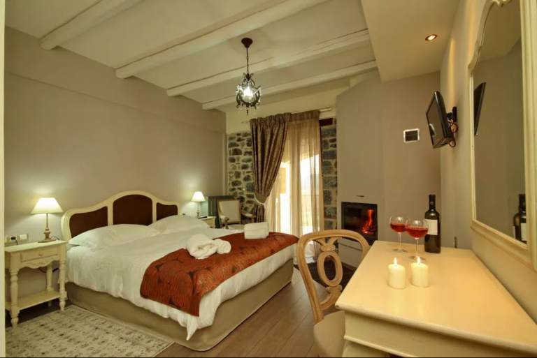 Room at Thisoa Hotel, Mount Mainalon, Arcadia