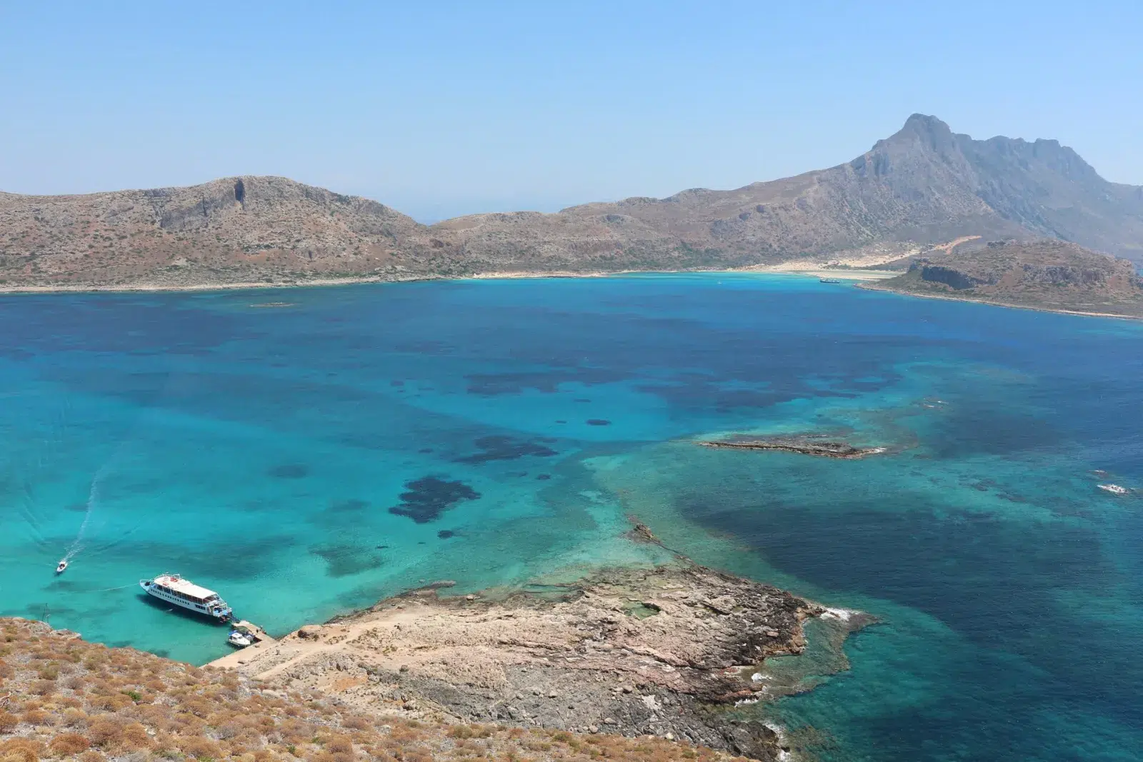 Balos lagoon in western Crete