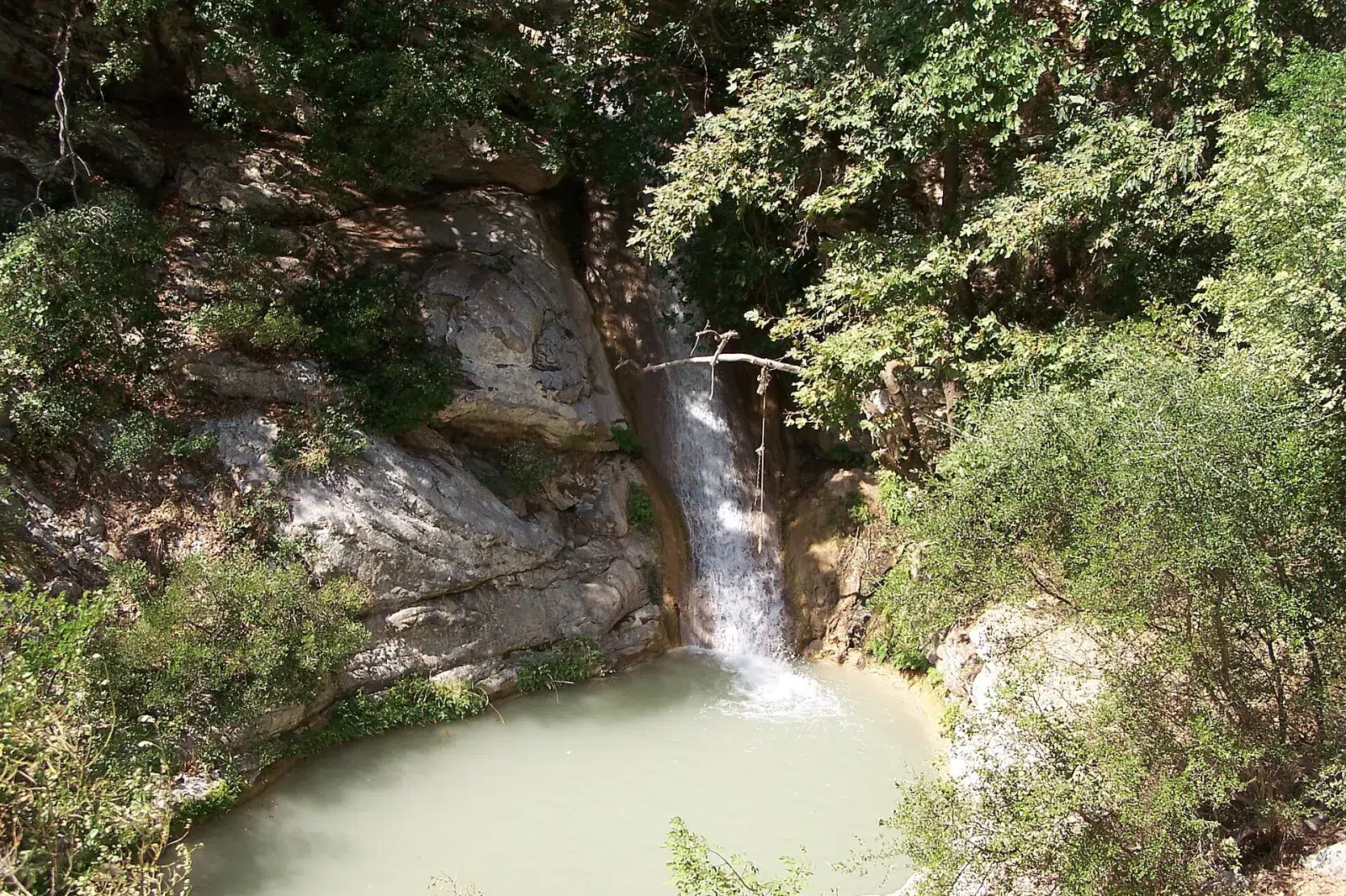 The first waterfall of the Neda river, western Peloponnese